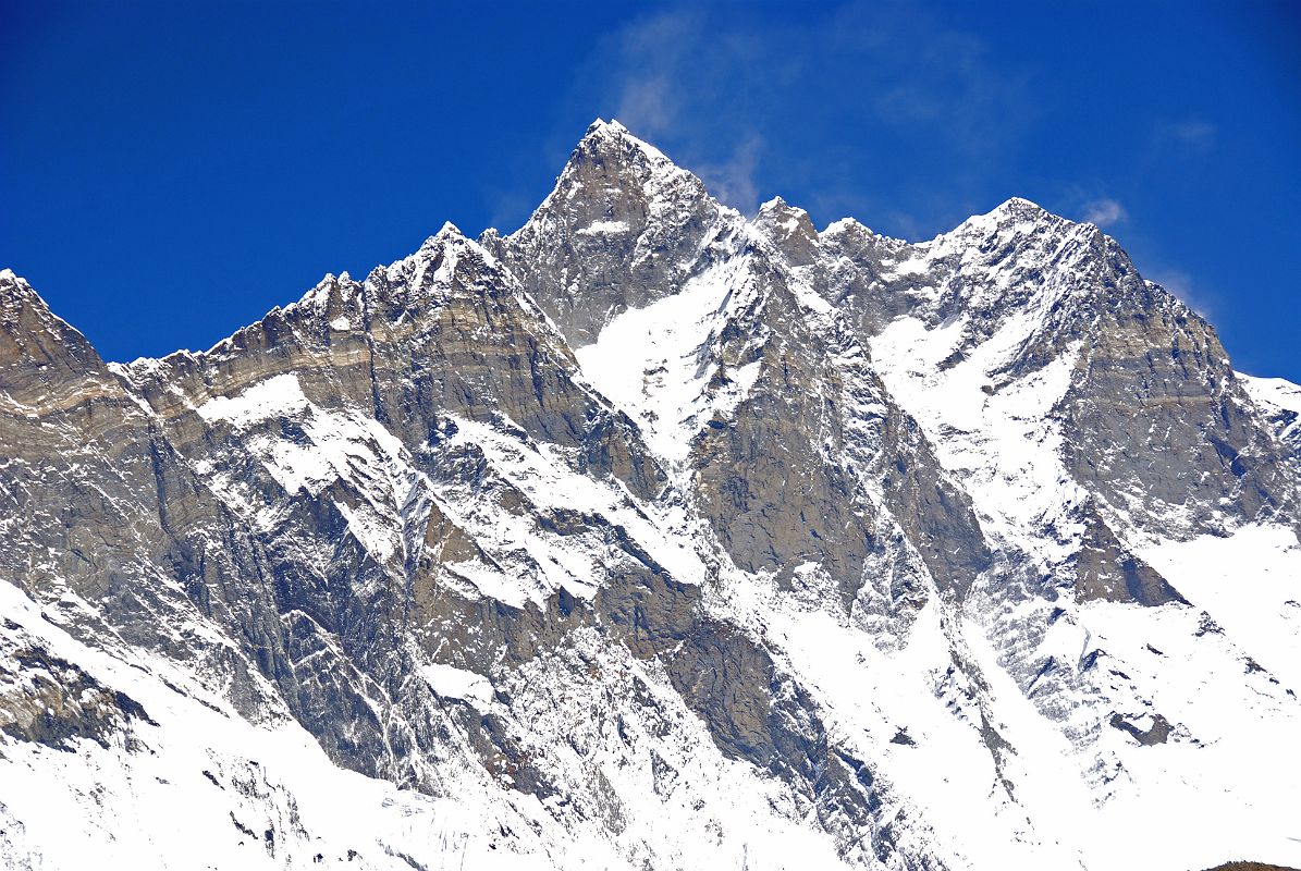 Kongma La 19 Lhotse South Face, Lhotse, Lhotse Middle, Lhotse Shar Close Up From Below Kongma La